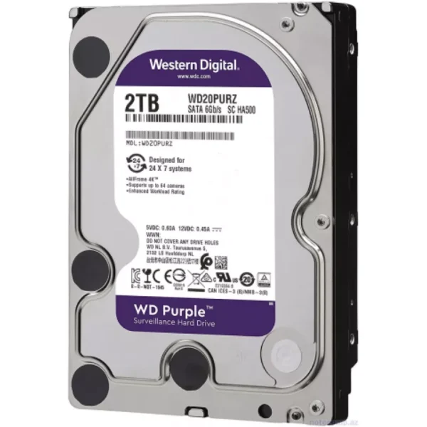 HDD WD Purple 2TB WD20PURZ